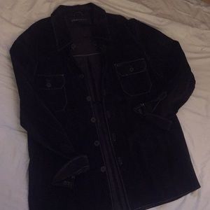 Suede Claiborne jacket shirt